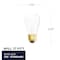 Bulbrite 11-Watt S14 Clear Dimmable Warm White Light Incandescent Light Bulb, 25PK 861015 - alternate 3
